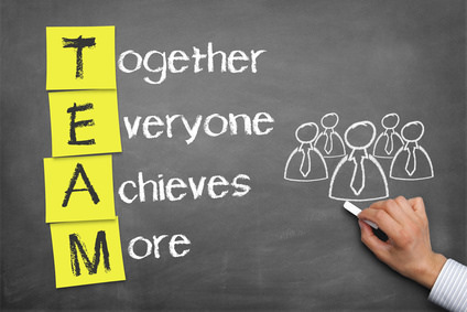 TEAMWORK MAKES THE DREAM WORK.